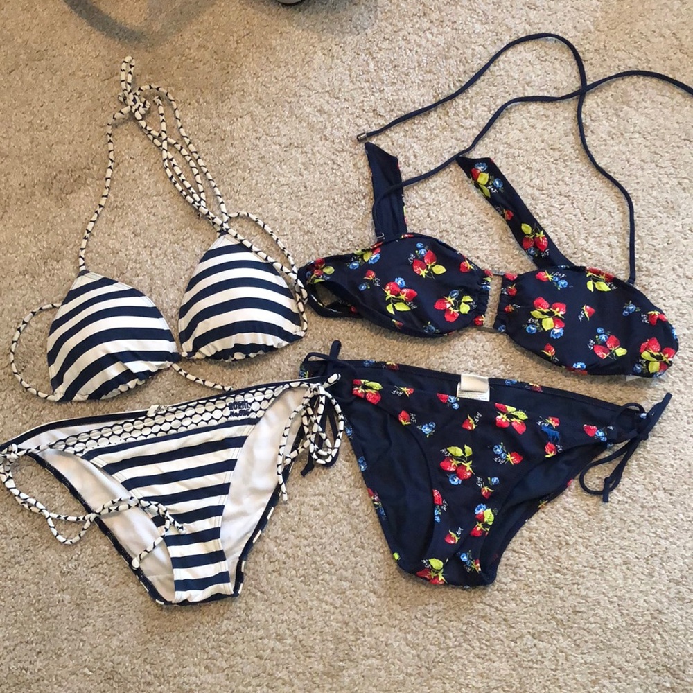 Lot of 2 bikinis, A&F and Ruehl